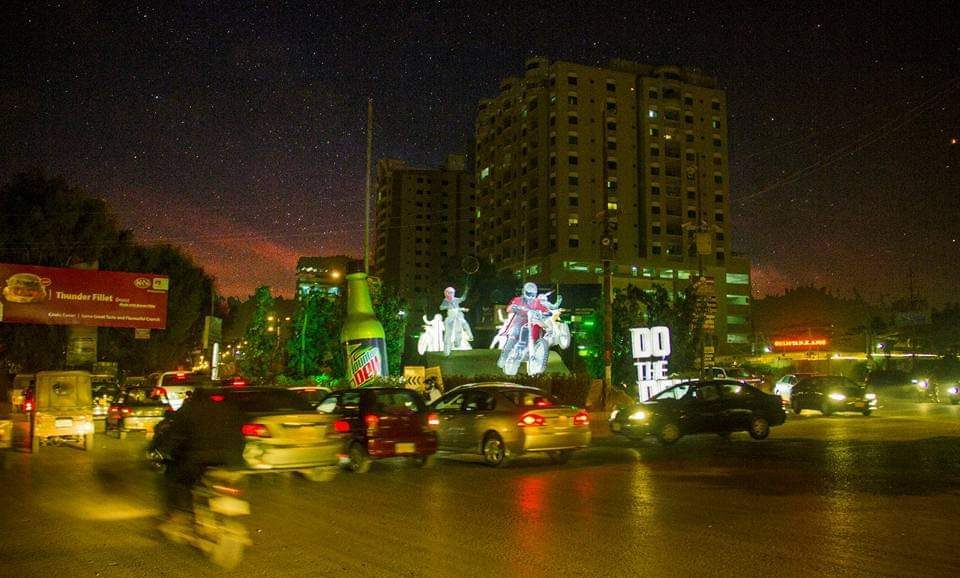 Roundabout Advertisement in Karachi – Outdoor Branding by Artavia Advertising Agency