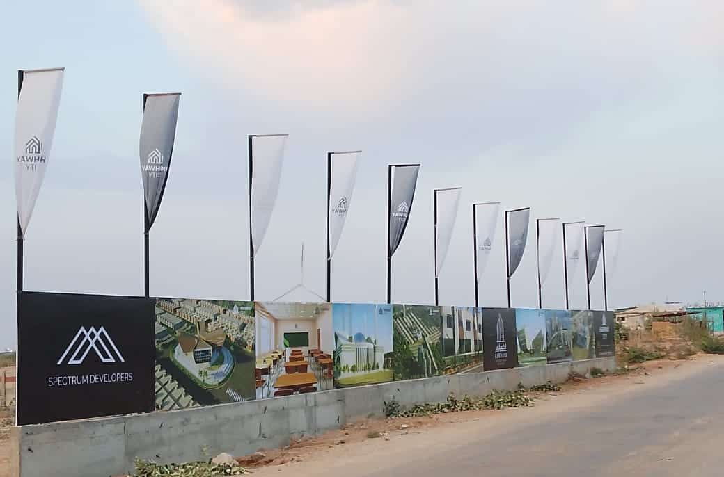 fence wall branding
