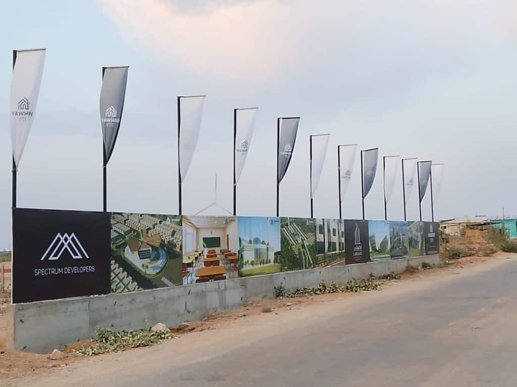 Flag Pole Advertising – Artavia Advertising Agency